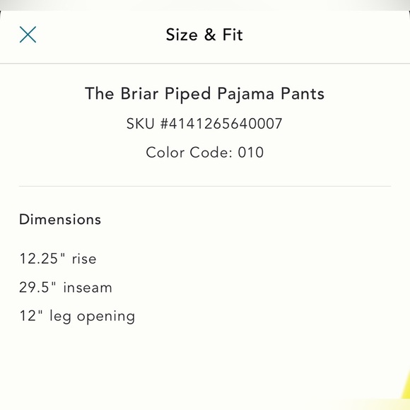 NWT new large Anthropologie briar pajama pants winter ice skate print white ski - Picture 13 of 17